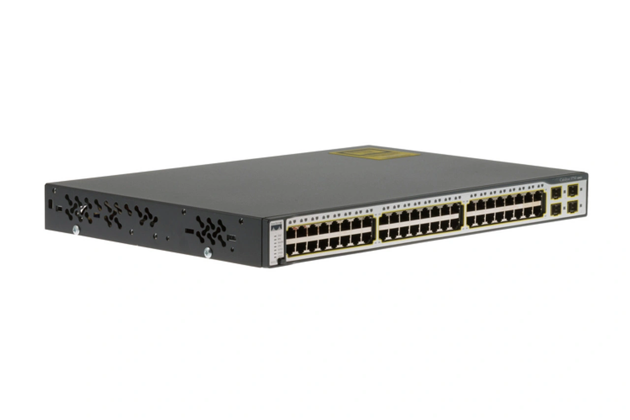 Cisco Catalyst 3750G 48Port TS WS-C3750G-48TS-S POE Switch Series