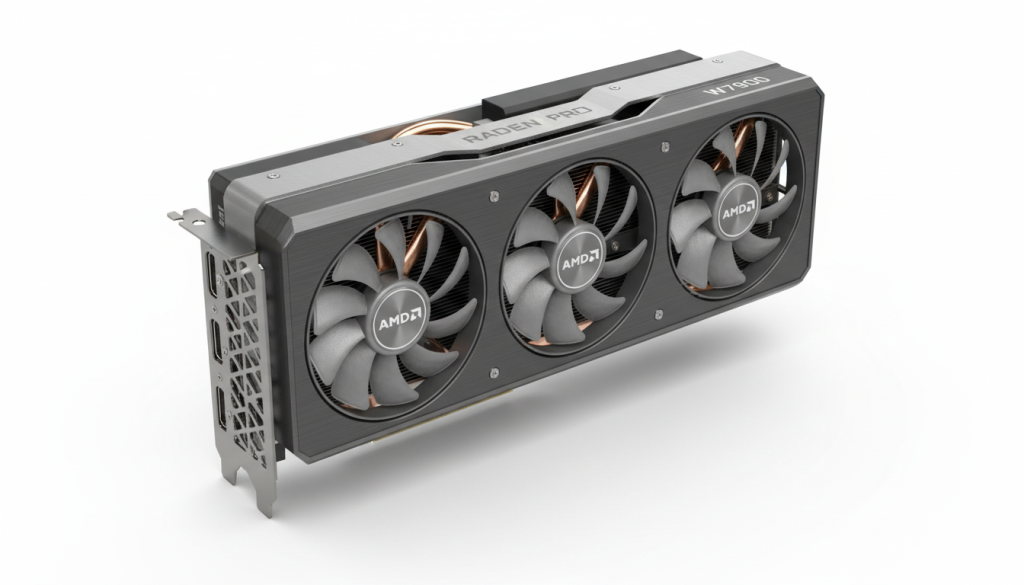 AMD Radeon Pro W7900 workstation GPU for professional applications AMD Radeon Pro W7900 workstation GPU for professional applications