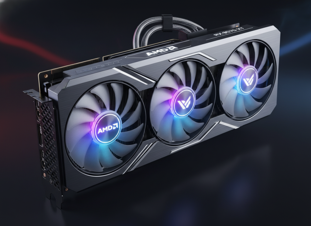 AMD Radeon RX 9070 XT GPU for high-performance gaming AMD Radeon RX 9070 XT GPU for high-performance gaming