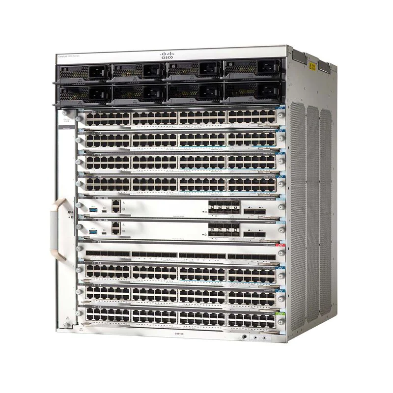 Cisco Catalyst 9400 series modular switch with different line cards